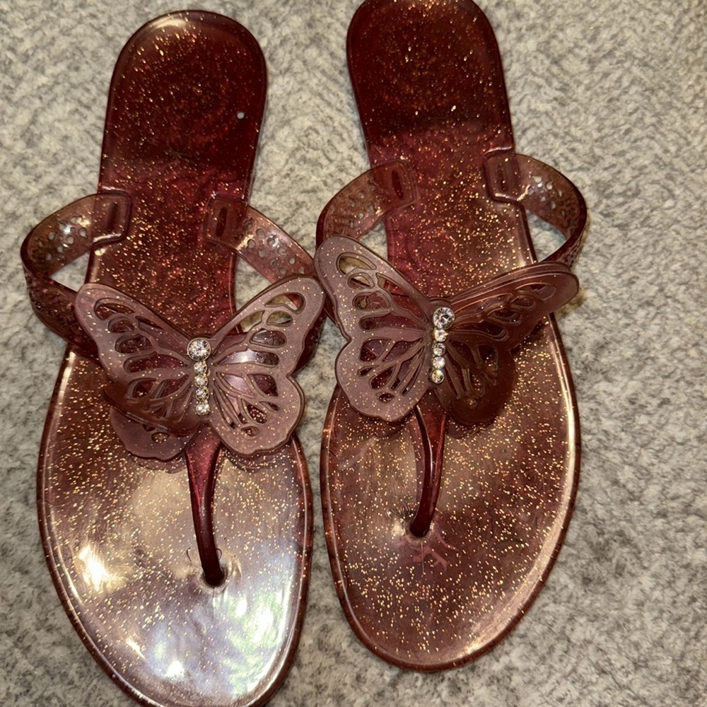 COACH Butterfly Embellished Sandals - Picture 2 of 3